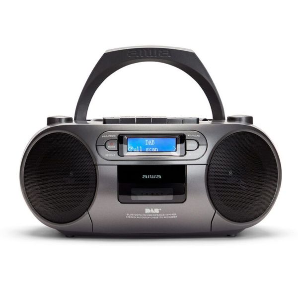 Aiwa BBTC-660DAB Draagbare CD/MP3/USB/TAPE/BT-speler met FM PLL-radio