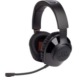 JBL Quantum 350 Wireless draadloze headset voor PC-gaming met afneembare microfoon black