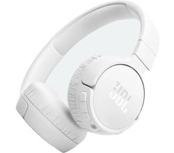 Tune 670NC Draadloze on-ear koptelefoon met adaptive Noise Cancelling White JBL