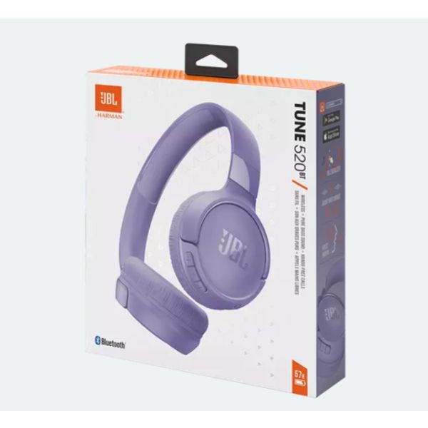 JBL Tune 520 BT wireless on ear purple