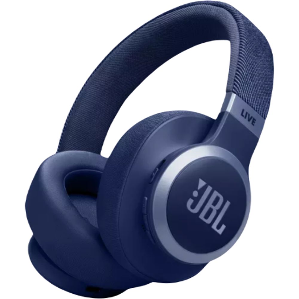 JBL Hoofdtelefoon - oortjes Live 770NC draadloos over-ear True adaptive Noise Cancelling Blue