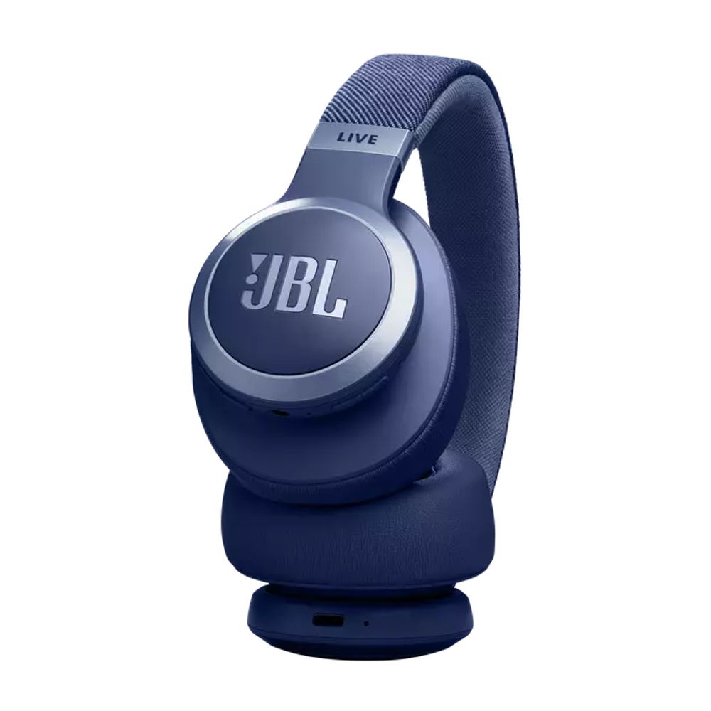 JBL Hoofdtelefoon - oortjes Live 770NC draadloos over-ear True adaptive Noise Cancelling Blue