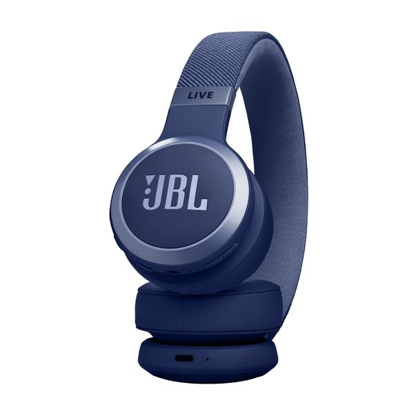 JBL LIVE 670NC Wireless On-Ear Noise-Cancelling Headphones Blue