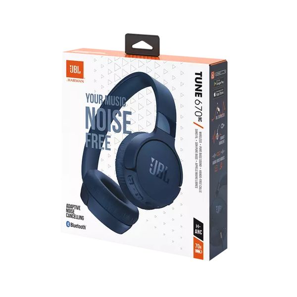 JBL Tune 670NC on-ear wireless Blue