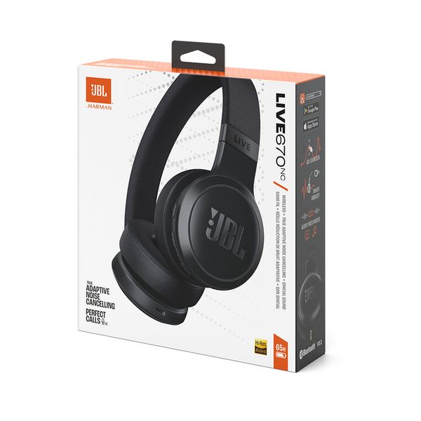 JBL Live 670NL Wireless on-ear noice-canceling Headhpones Black