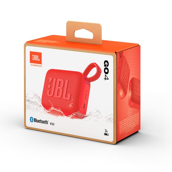 JBL Go 4 Bluetooth Speaker Red