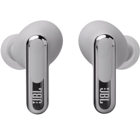 Live Beam3 True Wireless NC Earbuds Silver  JBL