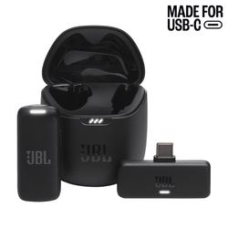 JBL Quantum Stream Wireless USB-C draagbare draadloze streamingmicrofoon Black 