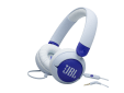 Junior 320, Kids on-ear headphones, single-side flat cable, reduced volume for safe listening, Blue