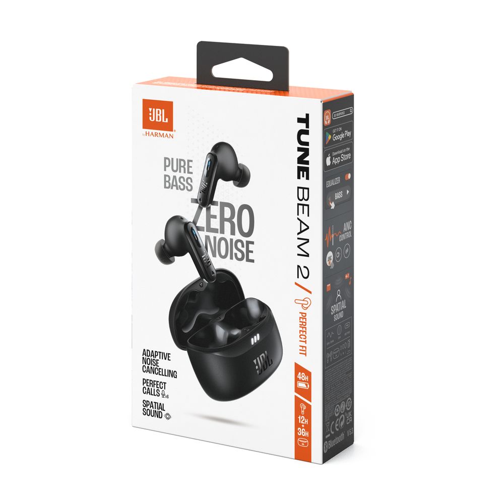 JBL Hoofdtelefoon - oortjes Tune Beam 2  True Wireless NC Earbuds Black