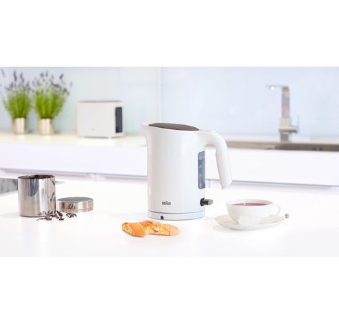 PurEase waterkoker WK 3000 Wit  Braun