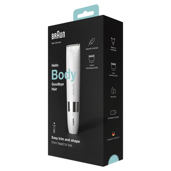 Braun BS1000 Mini Trimmer Wit