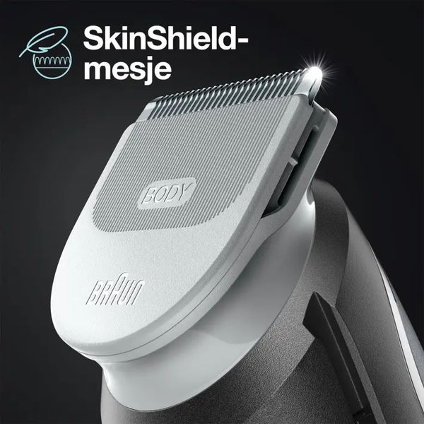 Lichaamsverzorger 5 BG5340, met SkinShield-technologie en 3 opzetstukken. Braun