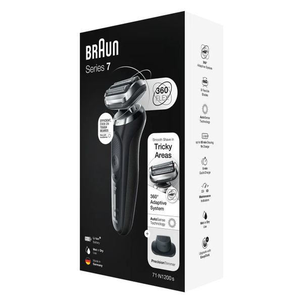 Braun Series 7 71-N1200s Wet & Dry 