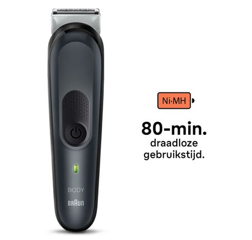 Body groomer BG3340 Full body met SkinShield-technologie, 80 min. gebruikstijd, 3 tools  Braun