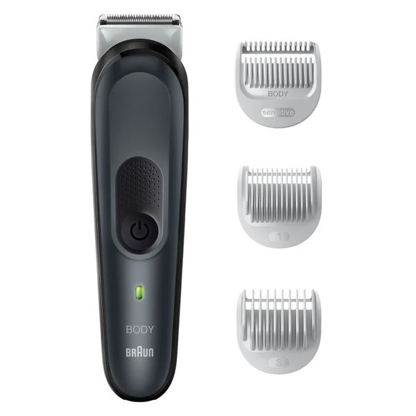 Braun Body groomer BG3340 Full body met SkinShield-technologie, 80 min. gebruikstijd, 3 tools