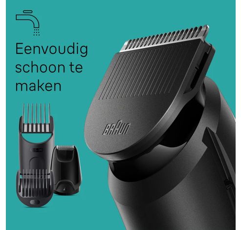 6-in-1 Style Kit 3 MGK3420 baard, haar. Met 50 min. gebruikstijd, zwart  Braun