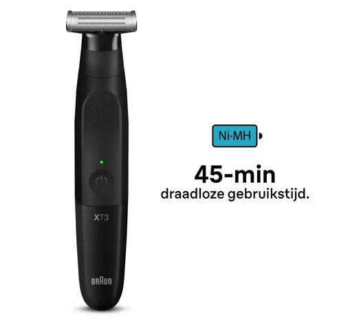 XT3200 hybride trimmer Face & body met flexibel 4D-scheerblad, waterbestendig, 5 kammen  Braun