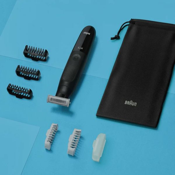 Braun XT3200 hybride trimmer Face & body met flexibel 4D-scheerblad, waterbestendig, 5 kammen