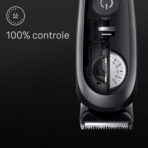 Braun Pro Baardtrimmer 9 BT9441 met ProBlade, ProWheel, vergrendeling, 11 kapperstools, 180 min. gebruikstijd, titanium