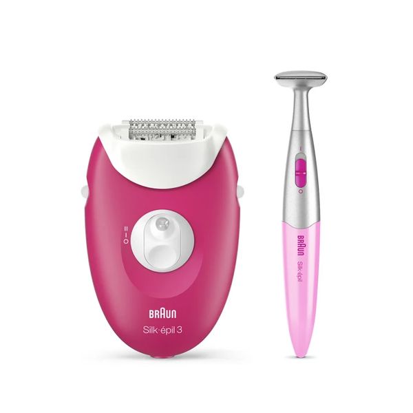 Braun Silk-épil 3 3-420 epilator met 2 extra's incl. Silk-épil bikini trimmer.