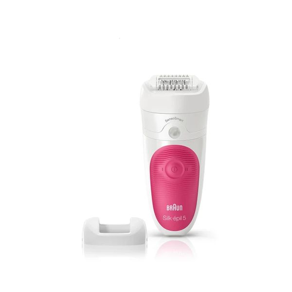 Silk-épil 5 5/500 SensoSmart Wet & Dry epilator met 2 extra's incl. massageopzetstuk. Braun