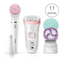 Silk-épil Beauty Set 9 9/985 BS Wet & Dry epilator met 8 extra's incl. Braun FaceSpa. 