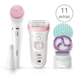 Braun Silk-épil Beauty Set 9 9/985 BS Wet & Dry epilator met 8 extra's incl. Braun FaceSpa. 