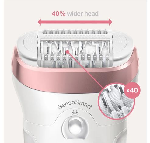 Silk-épil 9-720 Wet & Dry epilator met 4 extra’s incl. scheerkop.  Braun