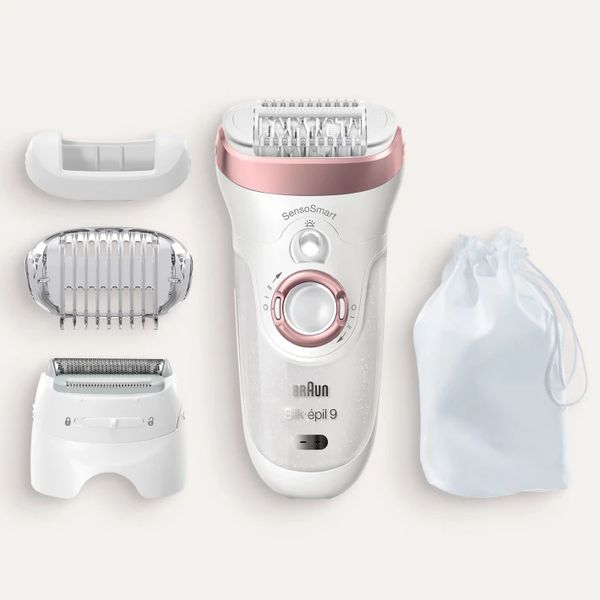 Braun Silk-épil 9-720 Wet & Dry epilator met 4 extra’s incl. scheerkop.