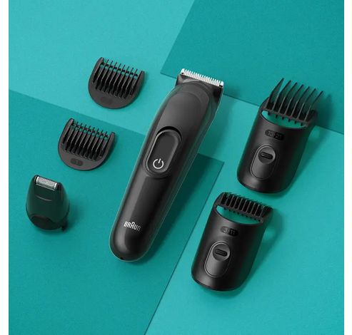 6-in-1 Stylingset 3 MGK3410 baard, haar. Met 50 min. gebruikstijd, zwart  Braun