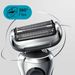 Braun Series 7 71-S4200cs Wet & Dry scheerapparaat met oplaadstandaard en 1 precisietrimmer-opzetstuk, zilver.