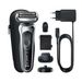 Braun Series 7 71-S4200cs Wet & Dry scheerapparaat met oplaadstandaard en 1 precisietrimmer-opzetstuk, zilver.