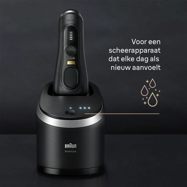 Series 9 Pro+ 9590cc Wet & Dry Scheerapparaat Met 6-in-1 SmartCare Center En Pro+Comfort-kop, Atelier Zwart. Braun