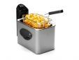 Mini Friteuse 2 L - metalen mantel - 2000 W (grijs)