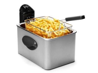 Expert Friteuse 4,5 L - metalen mantel - 3200 W (grijs)