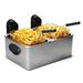 Dubbele Friteuse 2 x 4,5 L - metalen mantel - 3200 W (grijs) Frifri