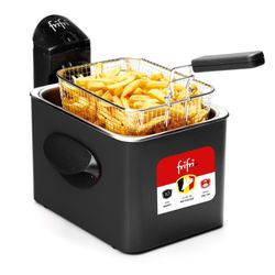 Frifri Expert Friteuse 4,5 L - metalen mantel - 3200W (zwart) 