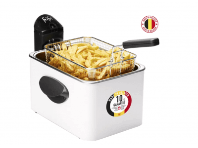 Expert Friteuse 4,5 L - metalen mantel - 2800 W (grijs)