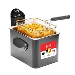 Friteuse Expert 3,5 L - enveloppe métallique - 2800 W (anthracite) 