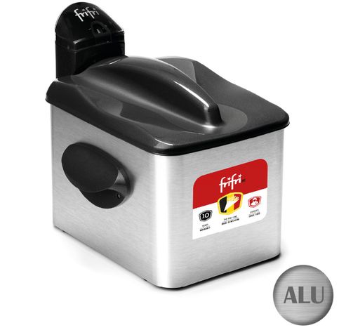 Friteuse Expert 3,5 L - gaine métallique - 2800 W (gris) + couvercle DuoFil  Frifri