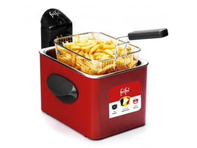 Expert Friteuse 3,5 L - metalen mantel - 2800 W (rood)