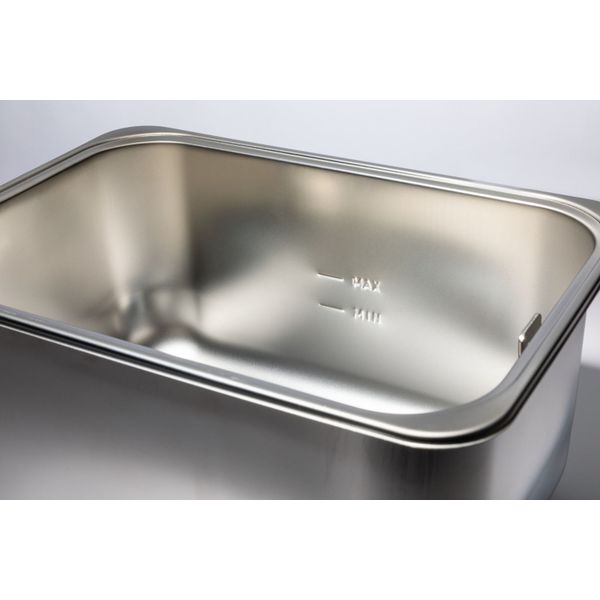 Friteuse double 2 x 3,5 L - gaine métallique - 2x 3500 W (gris) + couvercle DuoFil 