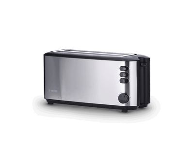 Automatisch broodrooster met lange sleuf 4 sneden