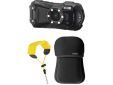 WG-80 Black KIT + Floating Strap + Neoprene Case