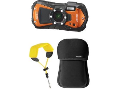 WG-80 Orange KIT + Floating Strap + Neoprene Case