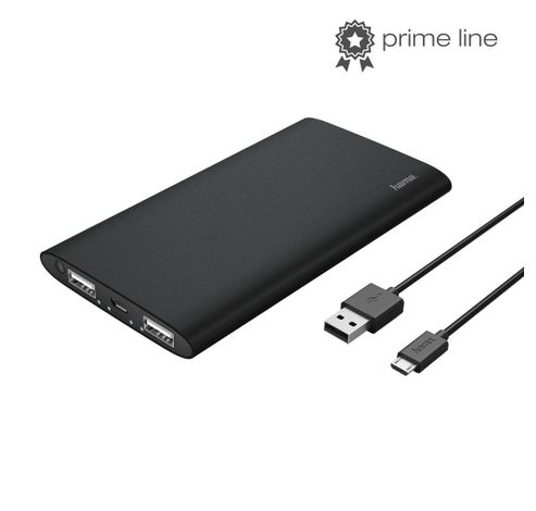 premium Alu 8000 mAh antraciet  Hama