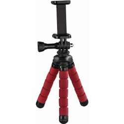 Hama Mini-statief Flex voor smartphone en gopro 14 cm Red