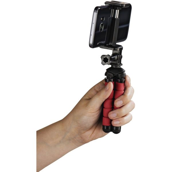 Hama Mini-statief Flex voor smartphone en gopro 14 cm Red