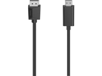 Videocable DisplayPort-Plug-HDMIO-Plug UltraHD 4K 1.5m